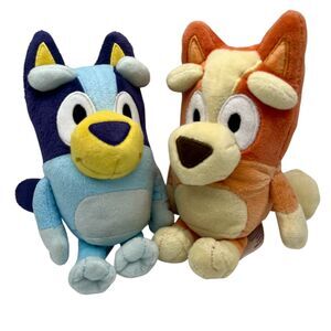 Bluey & Friends Bluey & Bingo 8”Stuffed Plush Cuddly Toy Animal Moose Ludo 2018